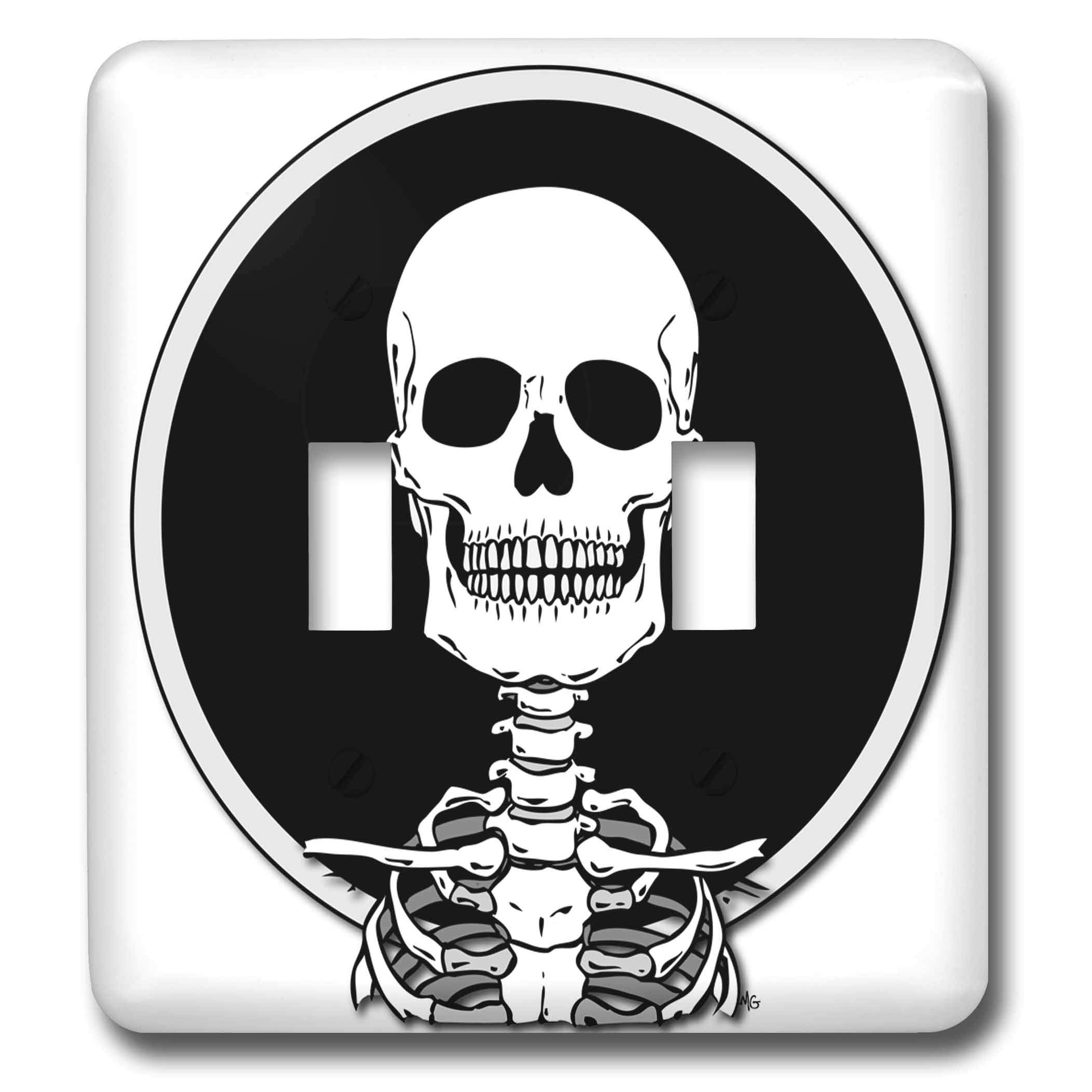 Interruptor multicolor calavera para sustituir marcos de luz viejos