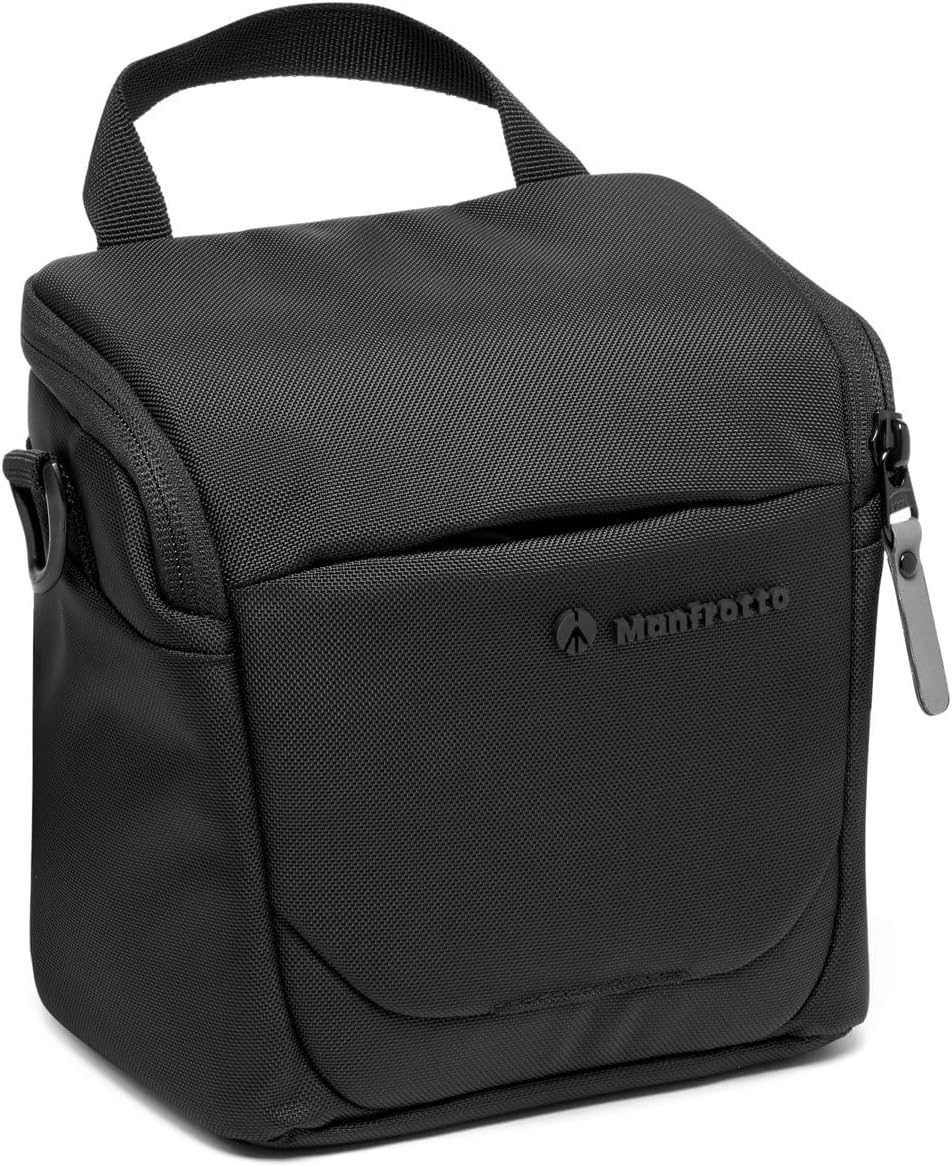 Manfrotto Advanced Shoulder Bag S III, Camera Bag for Mirrorless with Lens, Camera Case with Tripod Mount and Rain Cover, Photography Accessories