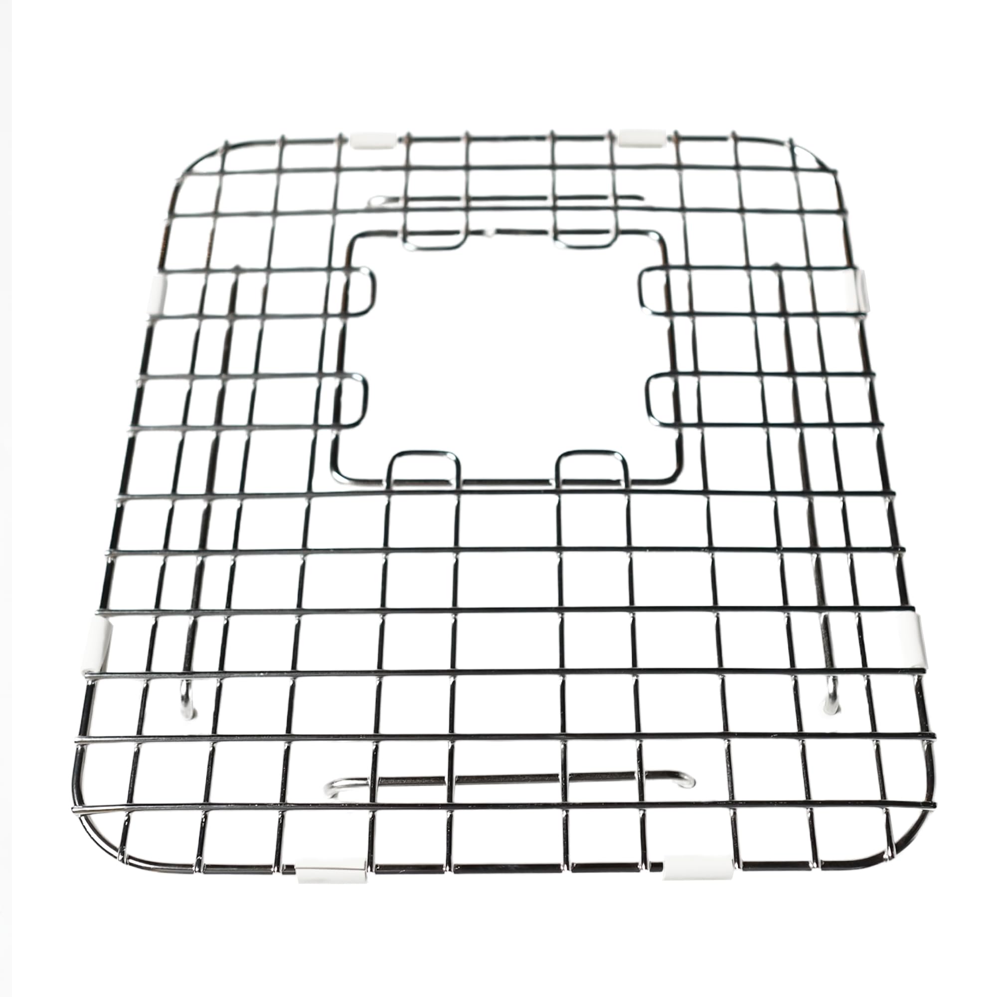 SinkSense Ashbee 11.5 X 13.25 Inch Stainless Steel Sink Bottom Grid – Protective Rack With Rubber Feet