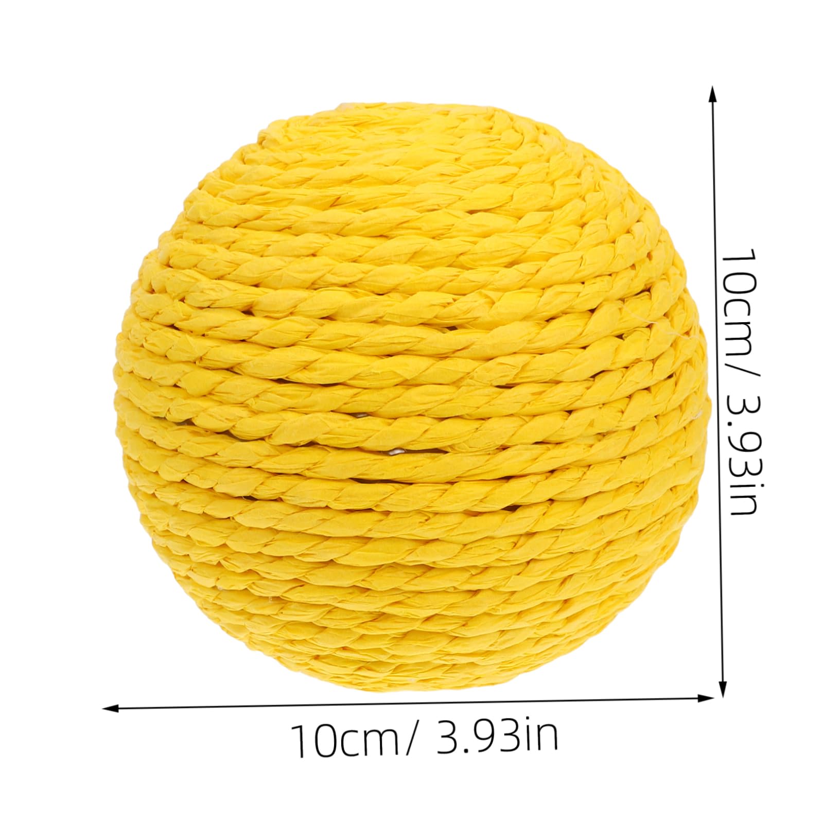 UPKOCH Interactive Cat Chewing Ball Durable Rope Design for Chewing Scratching Playing Engaging Cat Balls for Kittens Fun Pet for Home Pet Shops