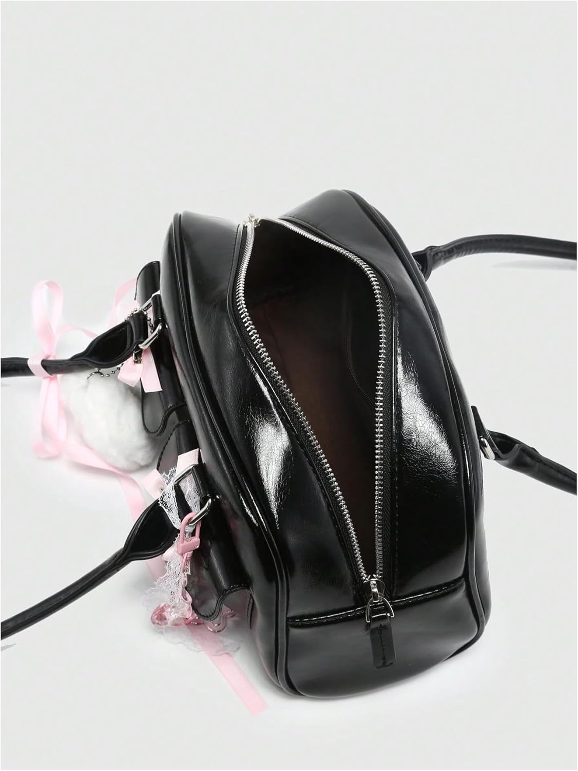 GORGLITTER Women's Y2k Bow Coquette Purse Kawaii Shoulder Bag Cute Aesthetic Japanese Bag