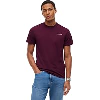 Tommy Jeans Maglietta da Uomo S/S, Viola (Bacca di Calypso)