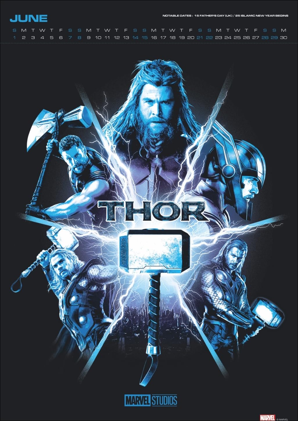Marvel Posterkalender 2025: Die coolsten Plakate der Superhelden aus dem MCU in einem Jahres-Wandkalender für Kino- und Comic-Fans. Wand-Kalender im Hochkantformat 29,4 x 41,8 cm