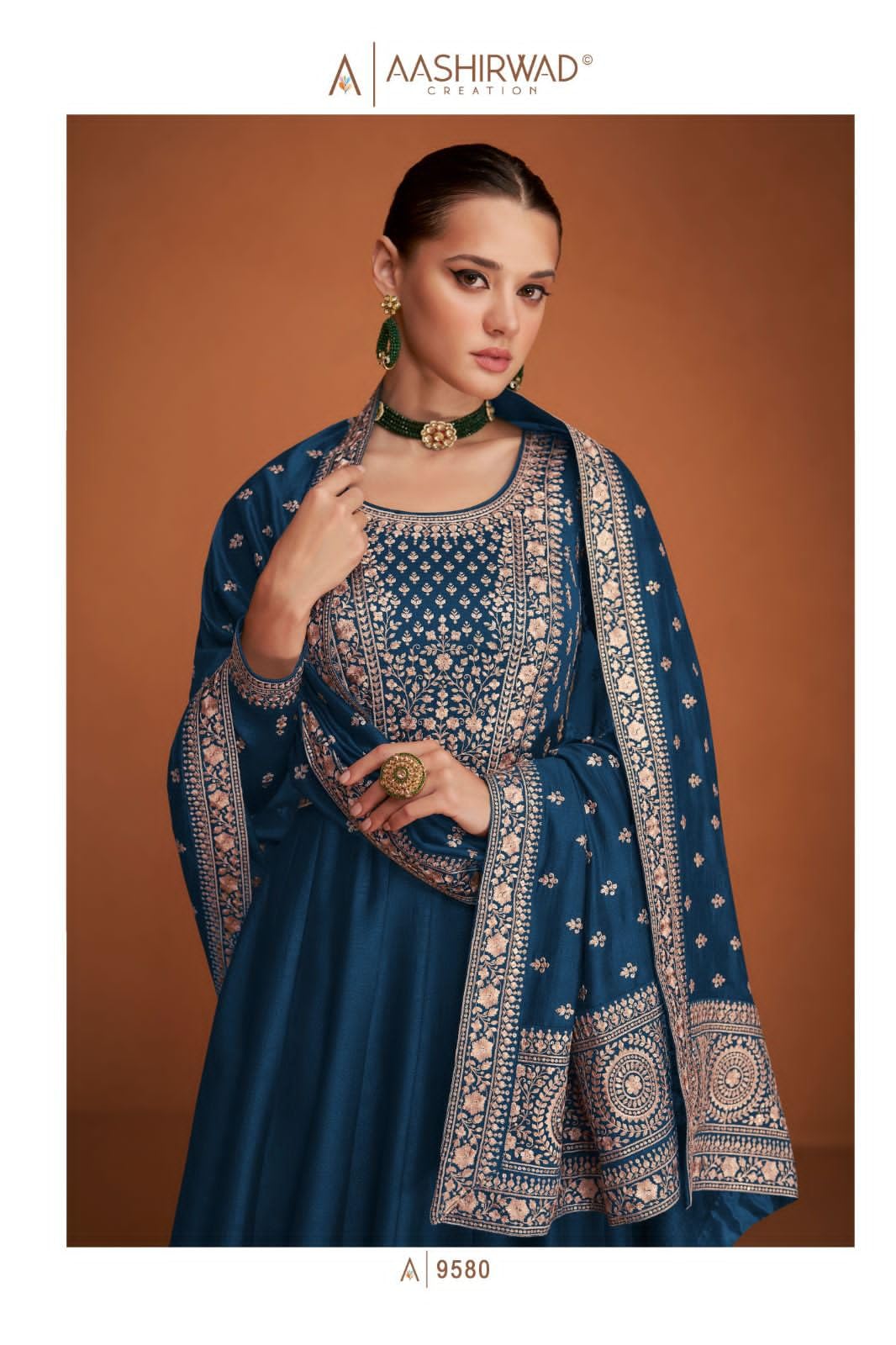 Przebranie weselne piękne designerskie garnitury w stylu Anarkali Lengha indyjskie szwy Shalwar Kameez, Chocie 4, rozmiar uniwersalny