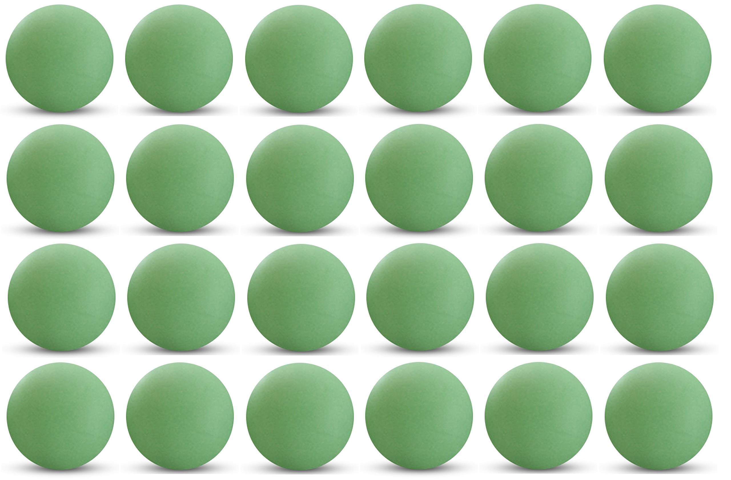 Tiger Tail SportsRecreational-Quality (1-Star, 40mm) Ping Pong Balls (Green, 24-Pack)