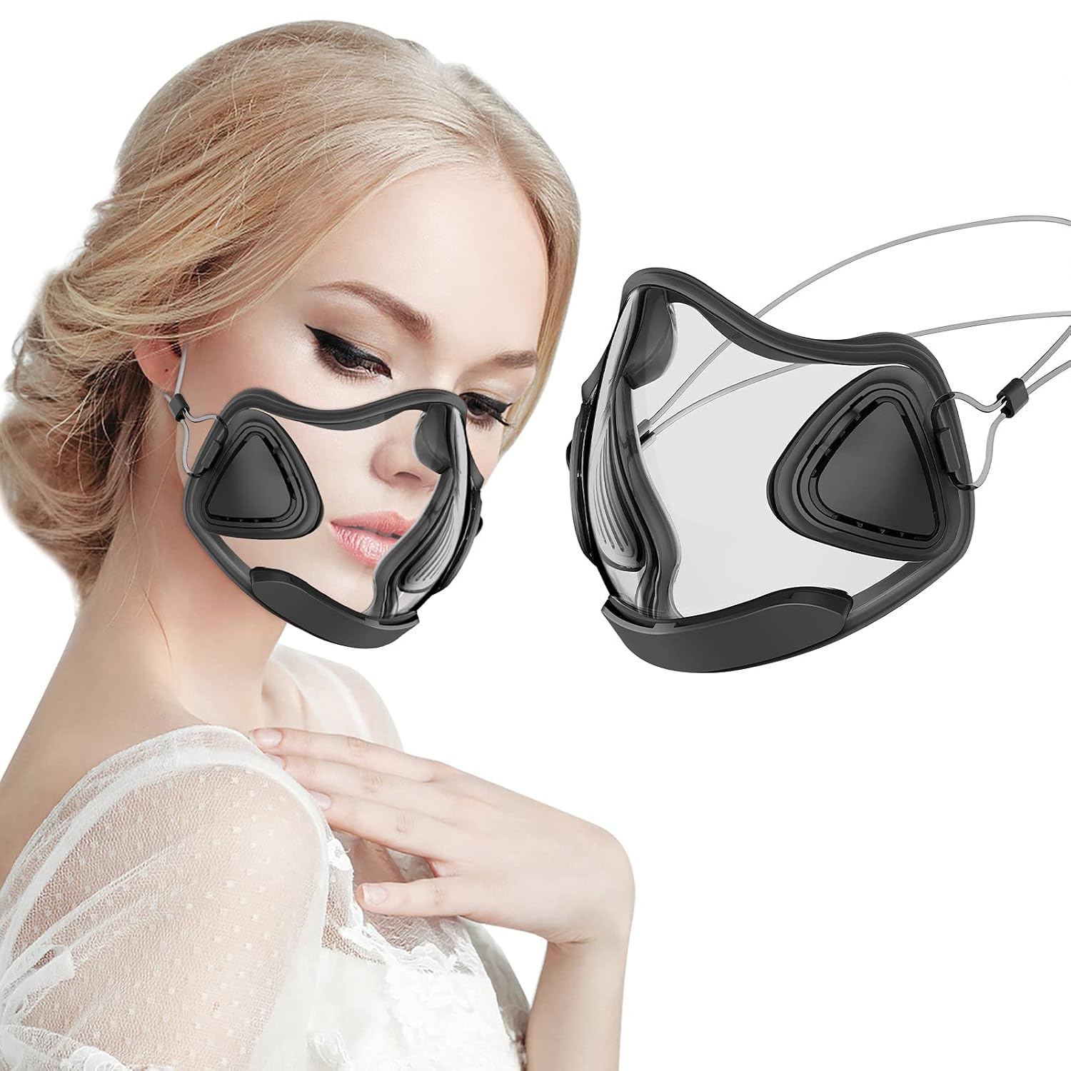 Keeplus Super Protective Face Shield Anti-Fog High-Definition Protective Face_Mask Face Protection for Adults