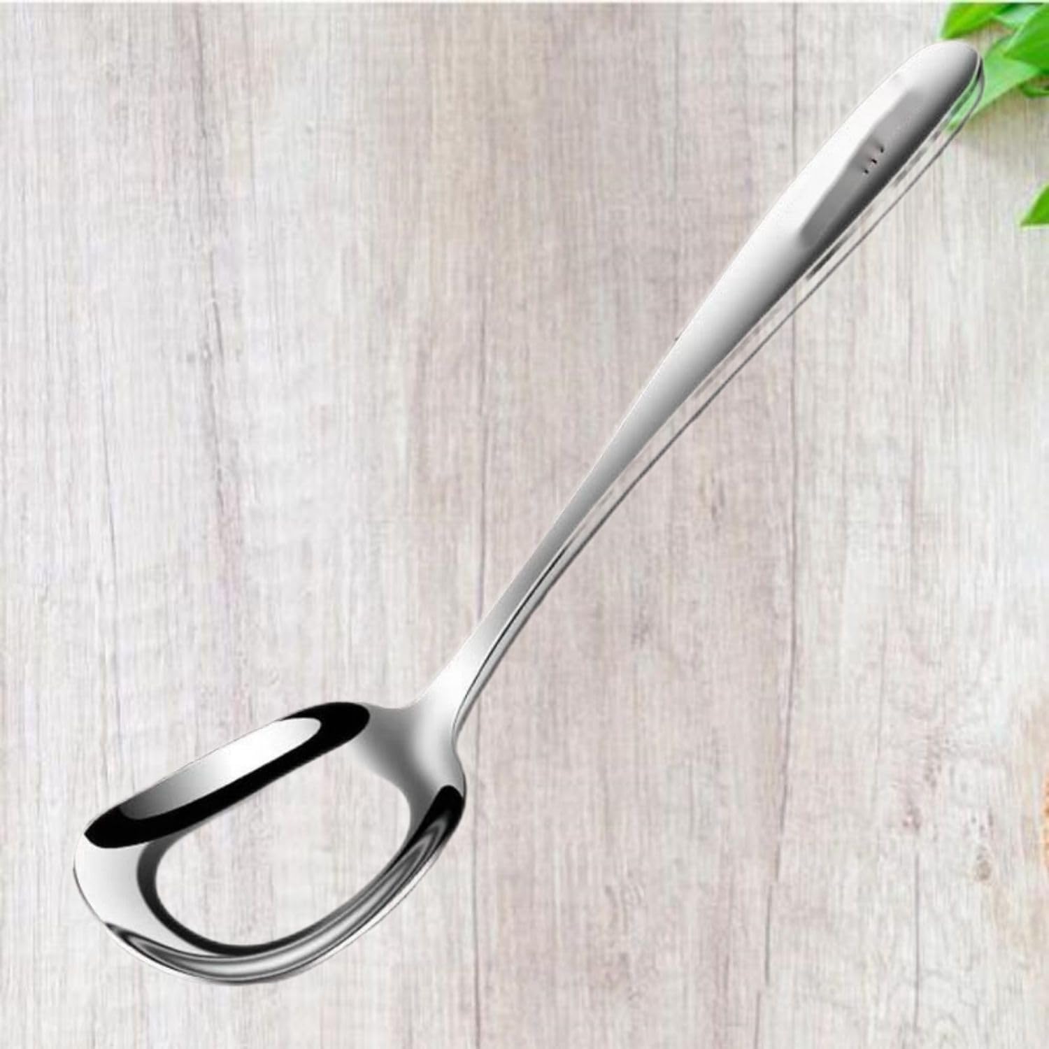 316不锈钢勺子 Stainless Steel Long handled soup spoons，Spoons,Meal spoon 家用调羹吃饭勺子 Stainless Steel Long handled soup spoons，Spoons,Meal spoon 成人喝汤加厚平底勺加深汤匙 Household Cleaning，Kitchen Storage Essentials