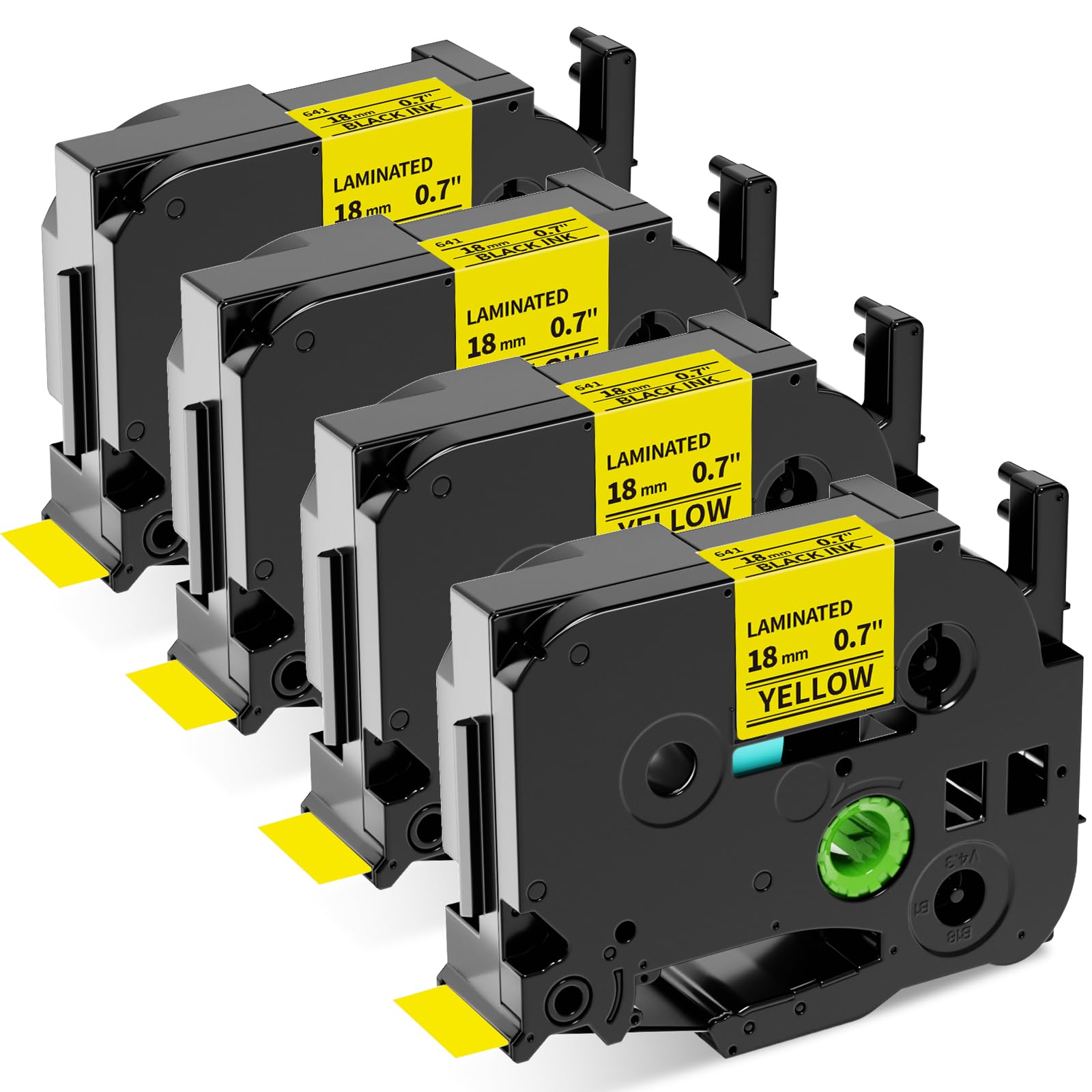 Amazon.com: Labelife TZe-641 18mm Yellow Label Tape Replace for Amazon.com: Labelife TZe-641 18mm Yellow Label Tape Replace for