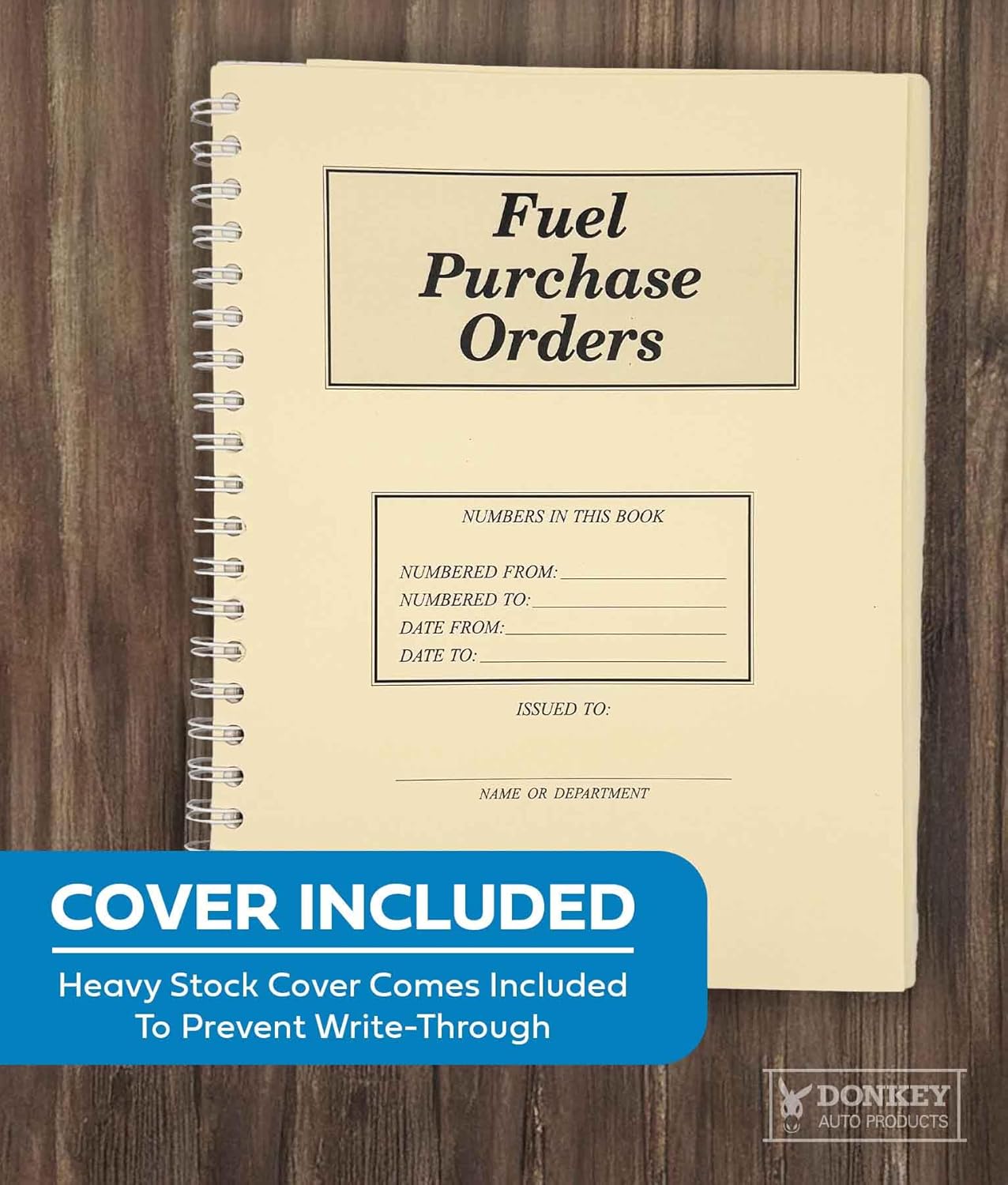 Fuel Purchase Order Book (3-Part Fuel PO Book) (800 POs per Book)