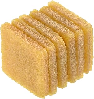 M METERXITY 10 Pack Rubber Residue Eraser - Cleaning Tool for Removing Adhesive Glue from Paper Plastic, Apply to Art Craft (Yellow, 5cmx5cmx1cm)