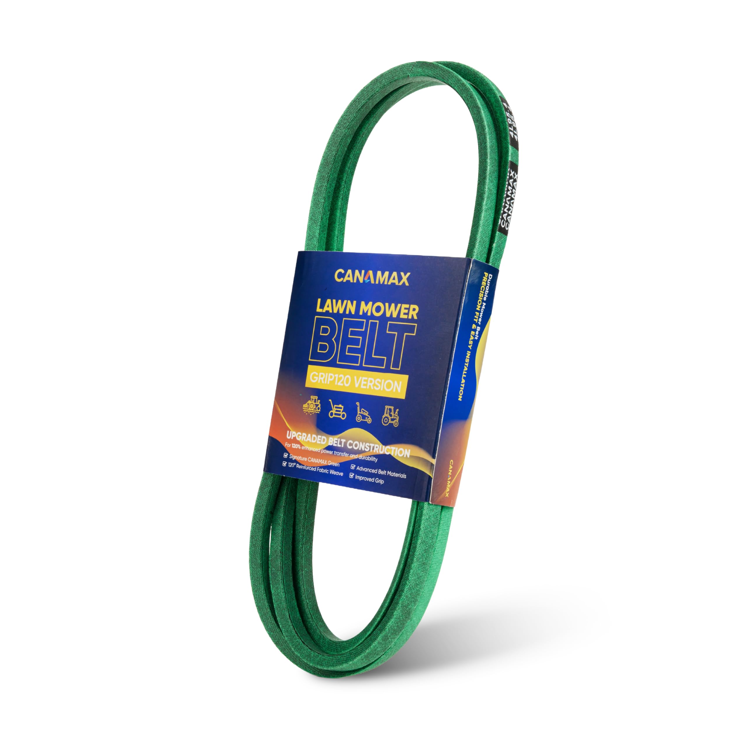 View 1 of [Upgraded Grip120] Canamax 144959 Deck Belt - for 42 Inch Deck Craftsman LT1000 LT2000 LT3000 DLT3000 DYT4000 Husqvarna Poulan AYP Ariens Mowers - Replaces 532144959 532138255 | Aramid Cord | 95.4"