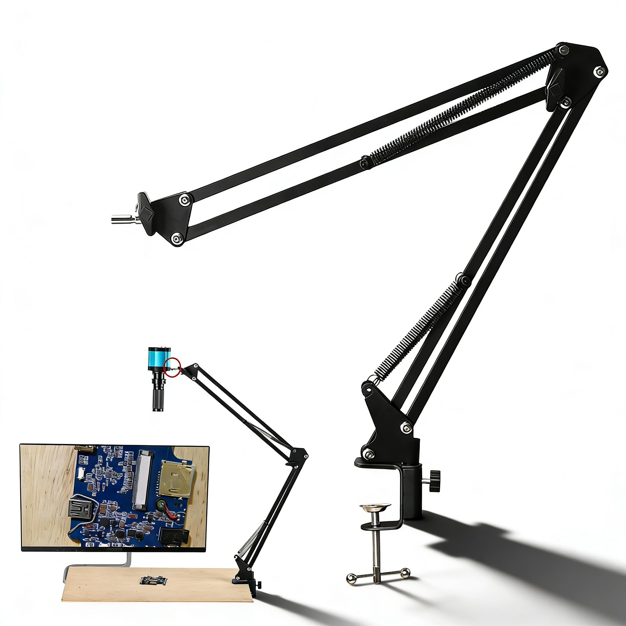 Microscope de soudure 40 42 mm avec kit d'anneaux pliable réglable - 8