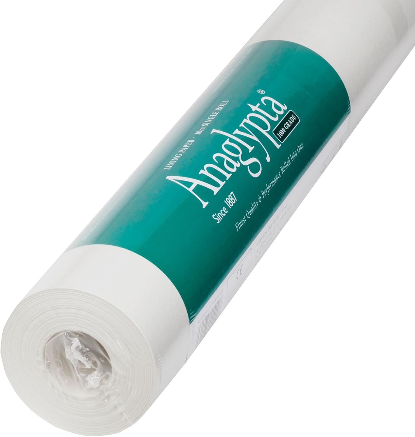 Anaglypta 1000 Grade Lining Paper, Single Roll, 10m x 53cm, Smooths Walls, Covers Defects, Easy to Use