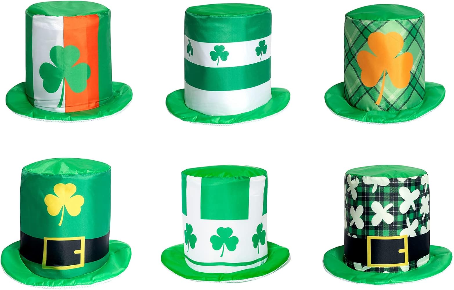 Angenster Lot De 9 Bandeaux Pour La Saint-Patrick, Accessoires De La Saint-Patrick, Bandeau Vert Trèfle Irlandais, Décorations De Fête Irlandaises