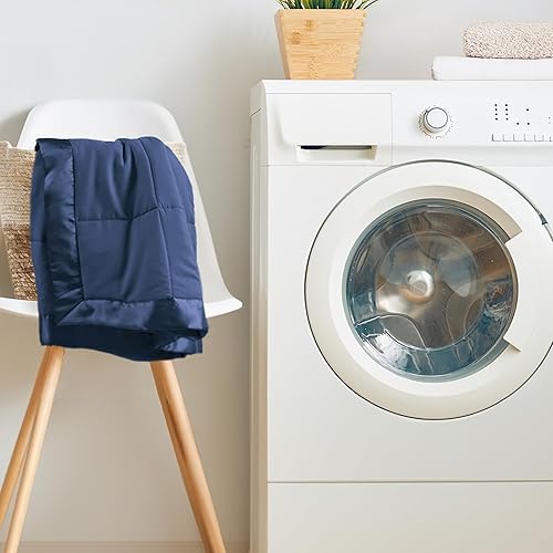 Miniatura 8 de Madison Park Windom - Manta alternativa de plumón, tratamiento premium 3M Scotchgard para absorción de humedad, cubierta de cama ligera y suave para