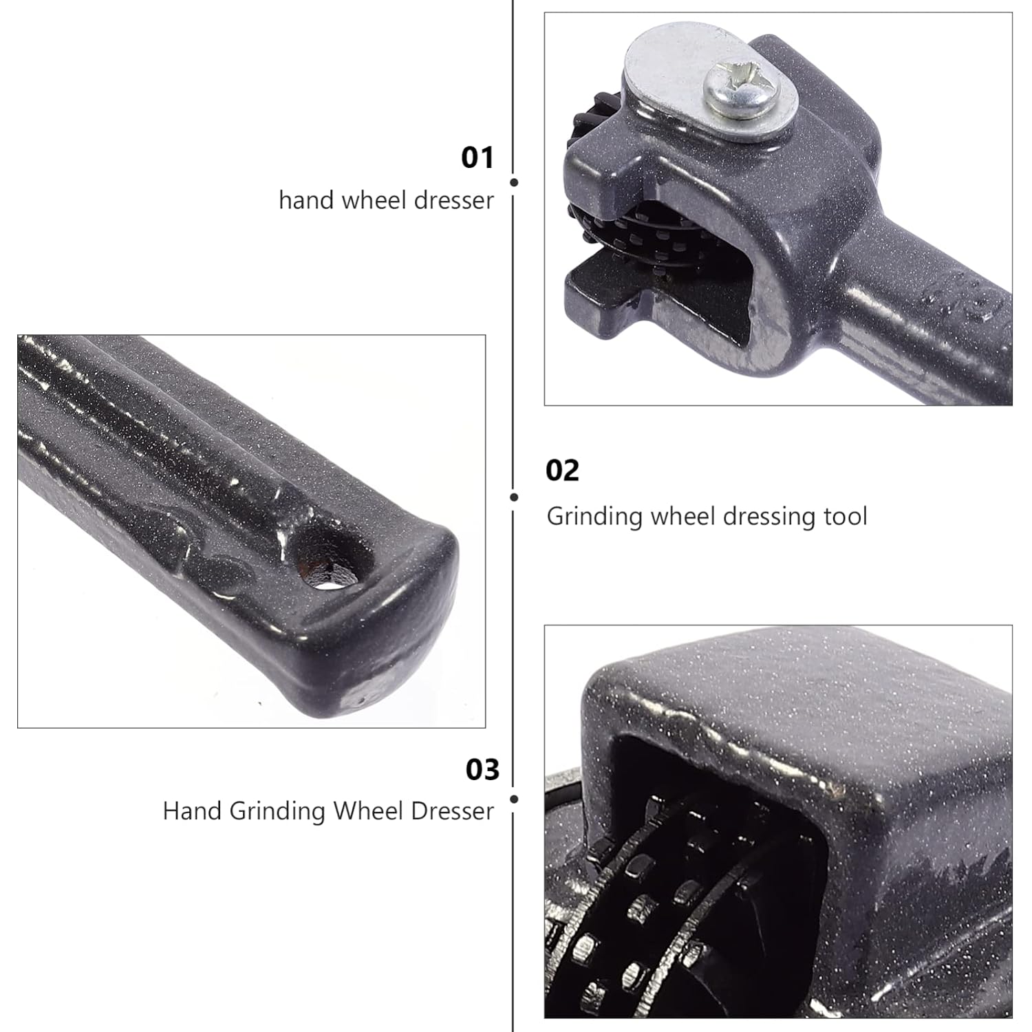 OUNONA Grinding Trimmer Handheld Dressing Wheel Tool Iron Handheld Grinding Trimmer for Home Use