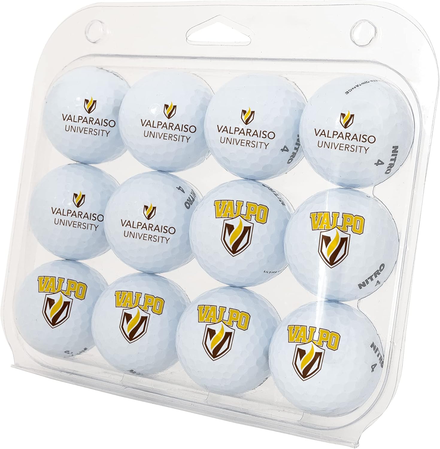 Desert Cactus Valparaiso University Golf Balls 12 Pack – Valpo Beacons Full Color Dozen – Officially Licensed Sport Team Accessory