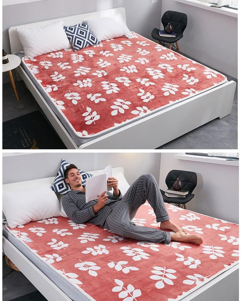 Heating Ceiling, Thermal Under Bed with Automatic Switch Off, Heating Pillows Heat Ceiling, Fast -Heating Waterproof, Electrical Heat Pillow with 3 Temperature Levels