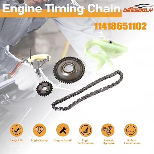 Miniatura 10 de Kit de cadena de distribución del motor N20B20A Traje N20 Motor aplicado para 125i 220i 328i 428i 320 X1 Z4 F10 2.0L L4 Piezas del mercado de