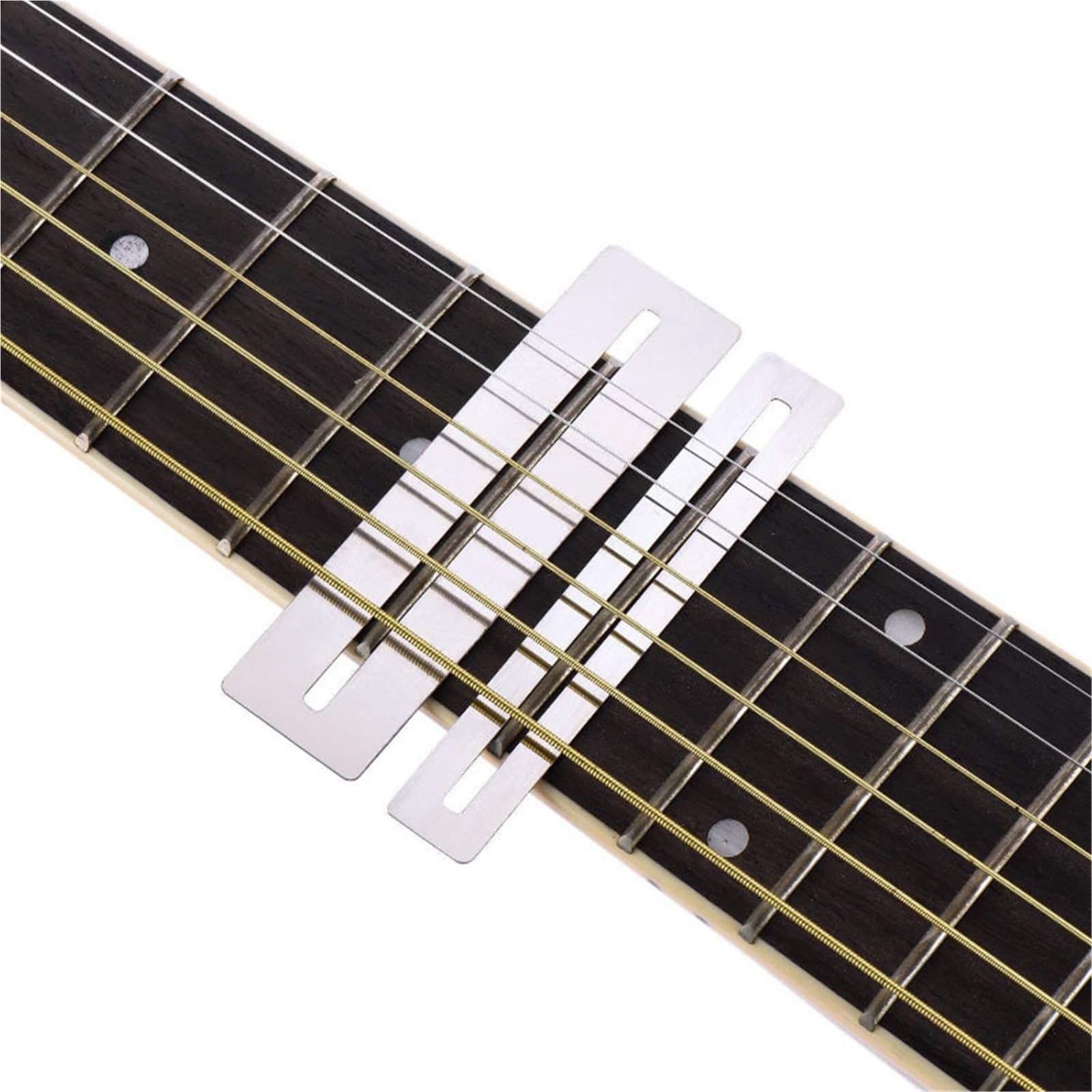 Narzędzia do gitar 9częściowy Zestaw Do Szlifowania Podstrunnicy Gitary Podkładki Oddzielające Struny Nakrętka I Akcesoria(5-piece set)