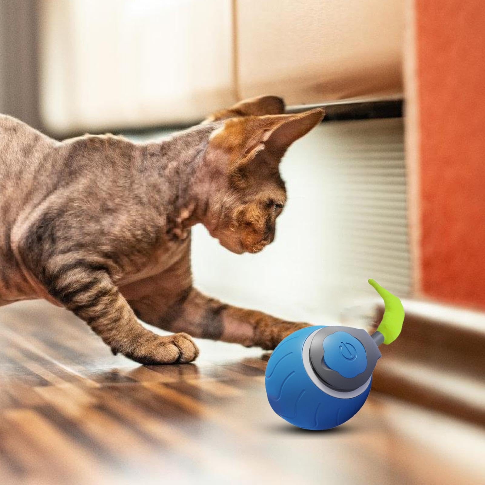 Palla Elettrica Interattiva Per Gatti – Intelligente, Con Luci Colorate E Ricarica USB, Movimento Autonomo
