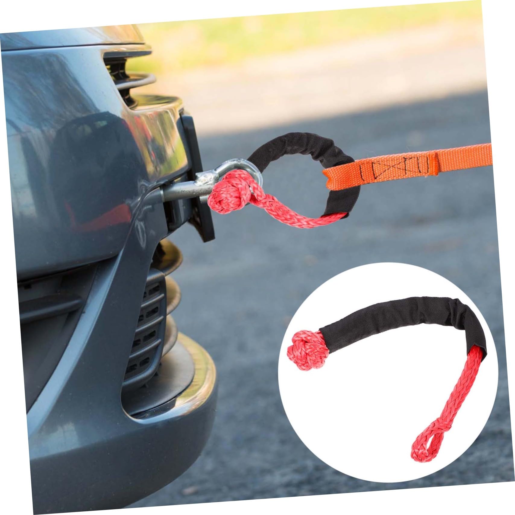 HOLIDYOYO 17 Ton Soft Shackle Heavy Duty Nylon Practical Knot Easy to Use for Outdoor