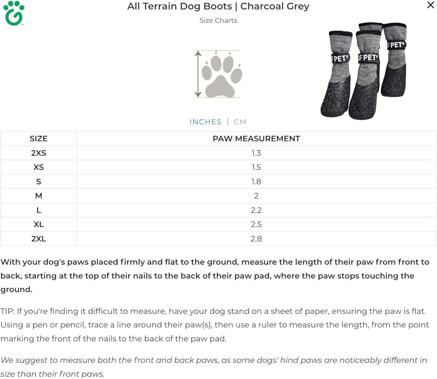 GF PET All-Terrain Dog Boots - Waterproof Paw Protection - High-Traction Rubber Sole, Adjustable Velcro Straps, Integrated Warm Sock Design, for Snow Ice Rain Hot Pavement, All Seasons, Large