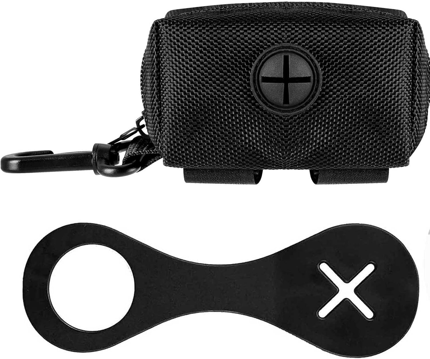 Dog Poop Bag Dispenser Dog Poop Bag Holder Carrier Waste Bag Holder, Hand Free Walking Hold