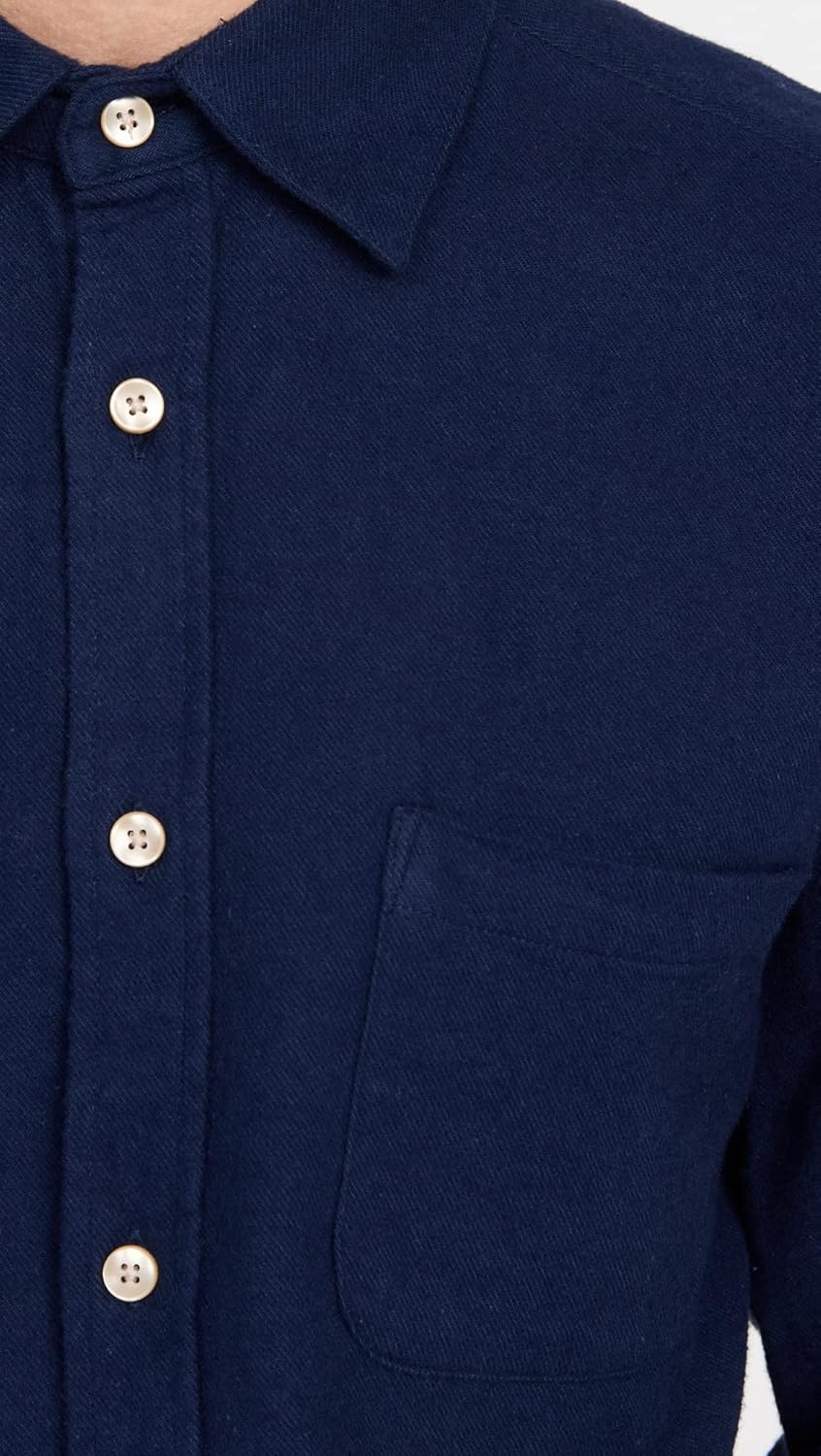 Portuguese Flannel Men's Teca Brushed Flannel Button Down Shirt - Image 6