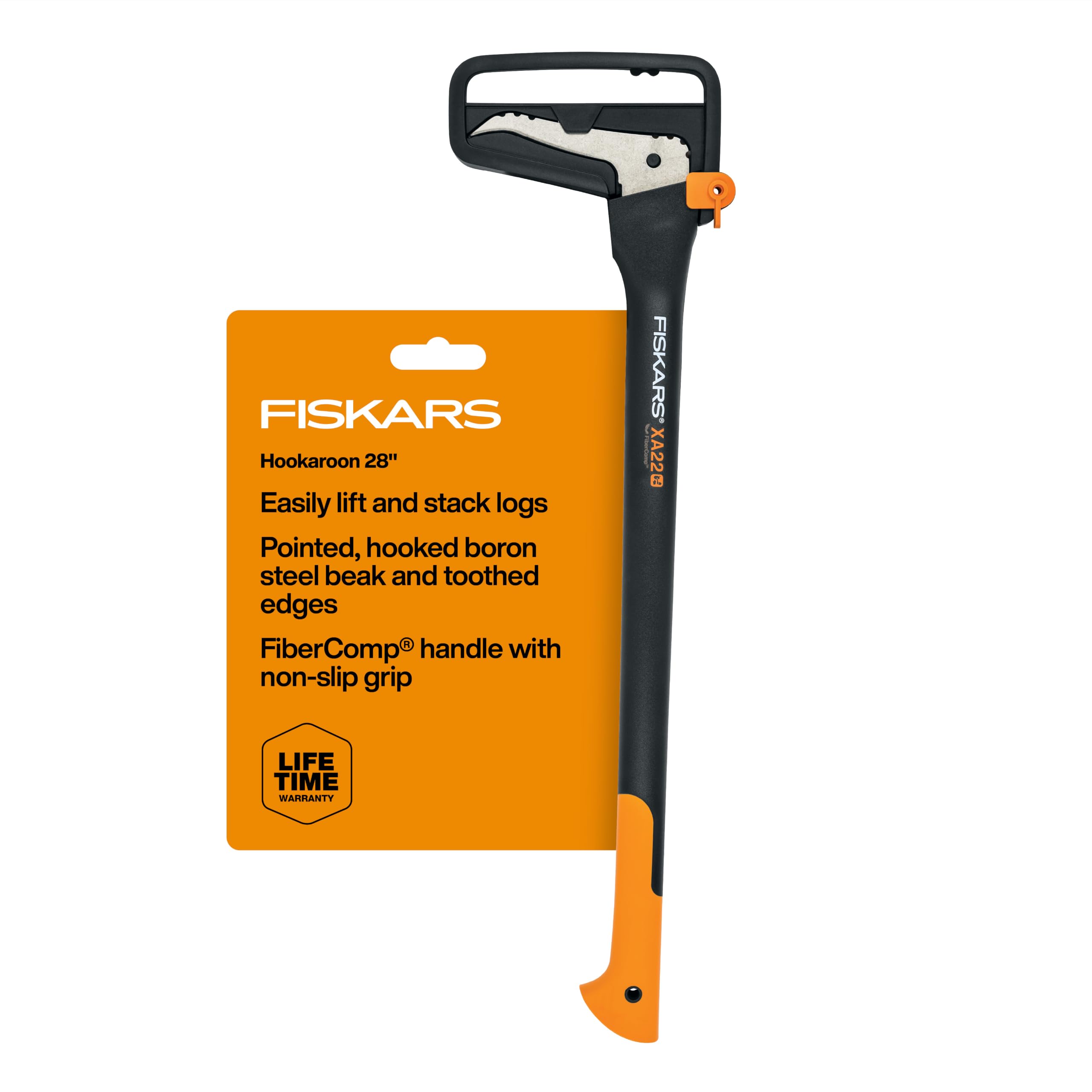 Fiskars Hookaroon - Lift & Stack Firewood Logs -10