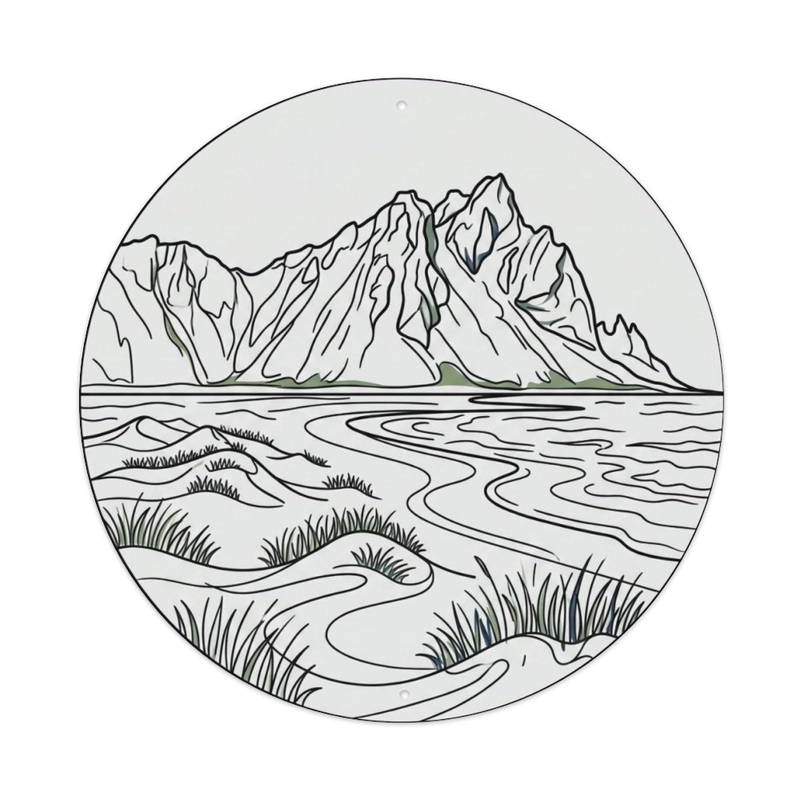 Fqnyr Style Metal Tin Sign Vintage Travel Stokksnes Iceland Peninsula