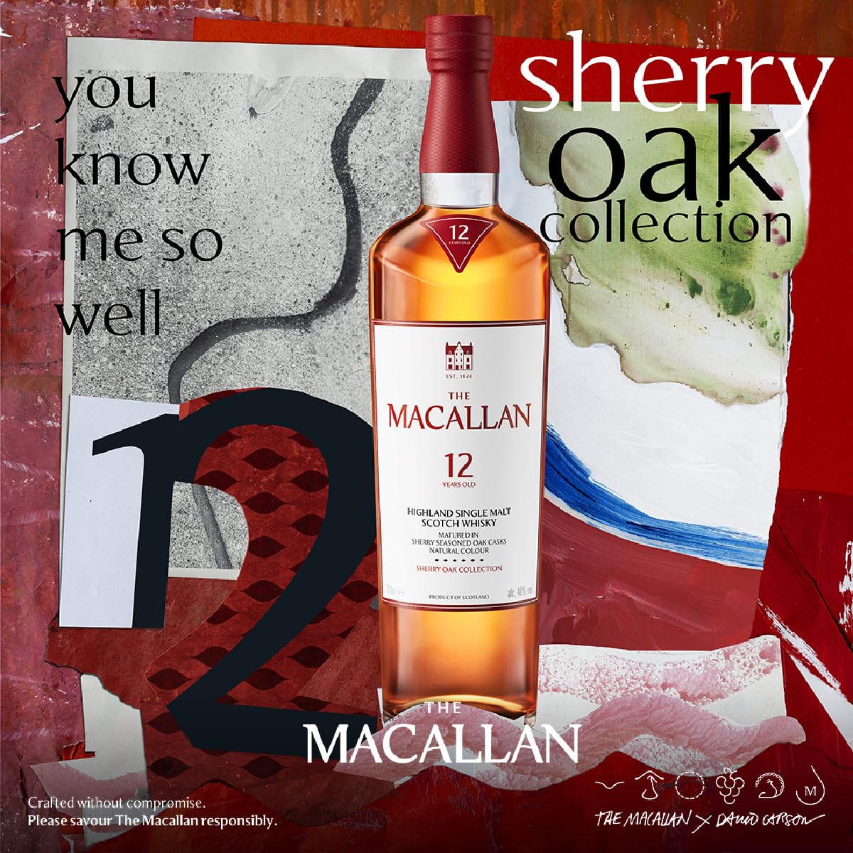 Amazon.co.jp: ザ・マッカラン シェリーオーク 12年 700ml