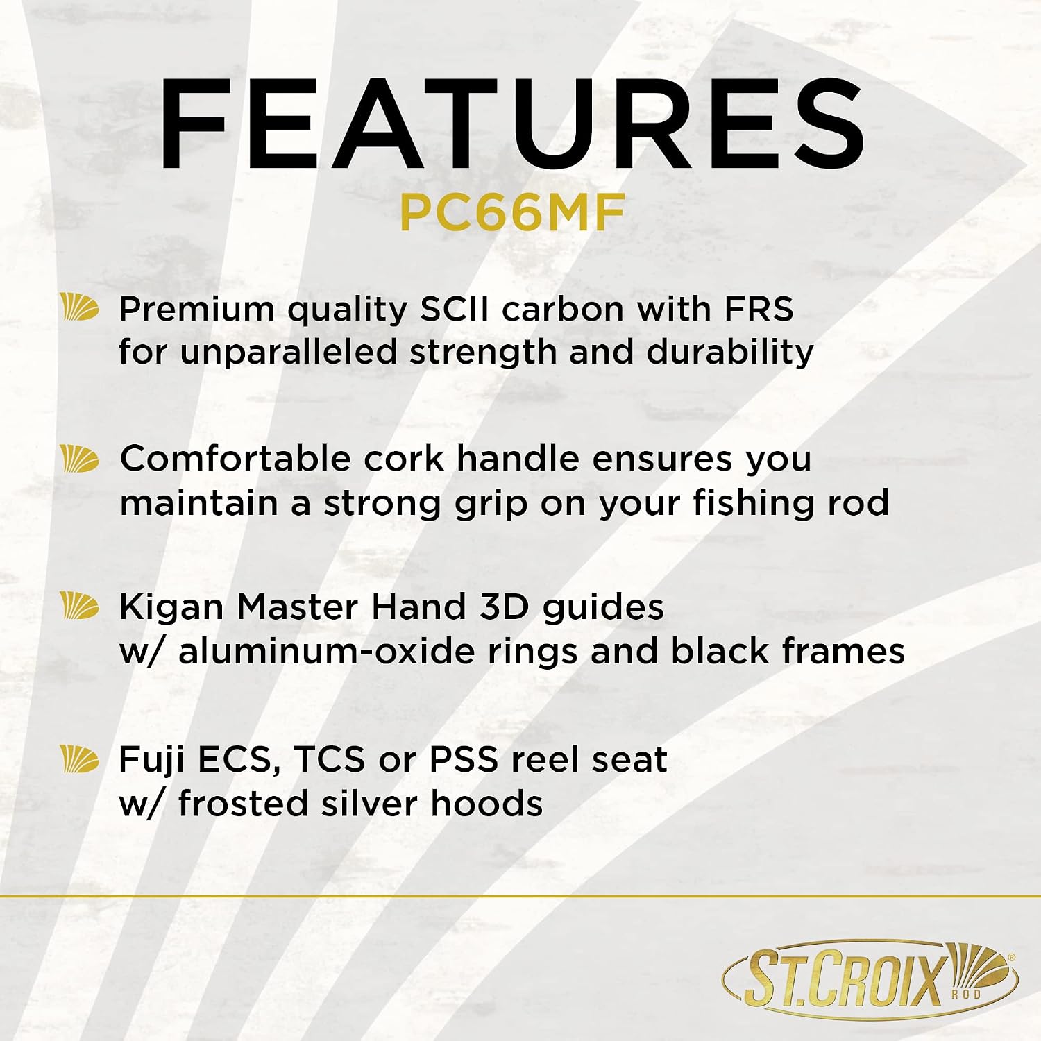 St. Croix Rods Premier Casting Rod, PC, Premium Quality, Durable, High Performing Casting Rod