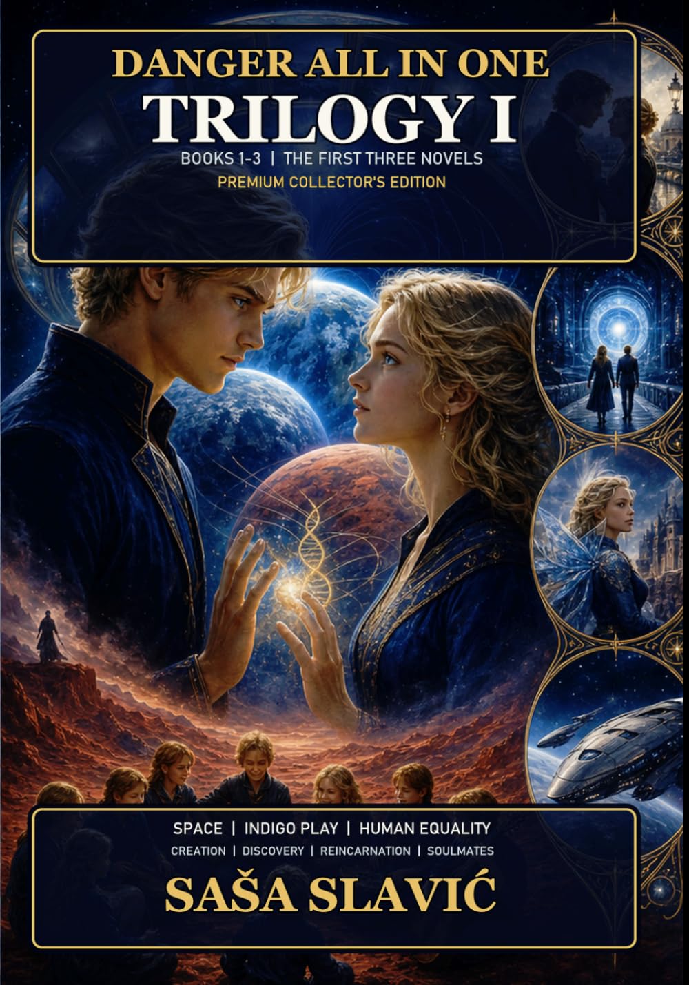 Trilogy Book One, Two, and Three. (Collector's Edition): "We are not here to control each other. We are here to create together." -Alex Millie (Danger All In One)