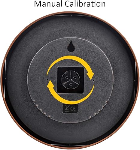 Miniatura 5 de Termómetro decorativo para interiores y exteriores de 12 pulgadas, termómetro de pared de jardín impermeable para patio, termómetro de gran número