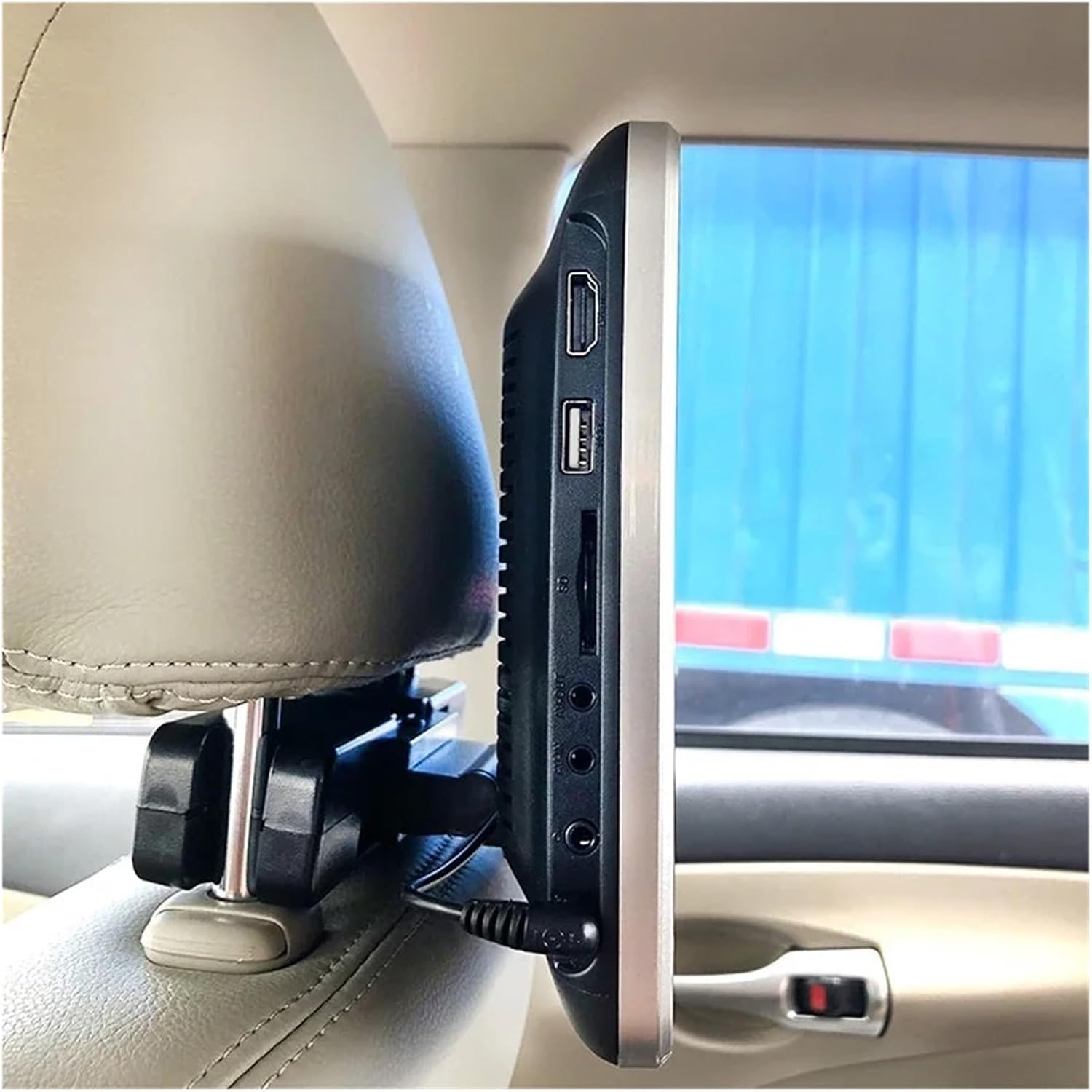 10.1 Inch Car Video Players DVD Player Portable MP5 LCD Screen Headrest Touch Button Rear Seat Display Video Players (1 DVD Player Monitor) (2 DVD Player Monitor)