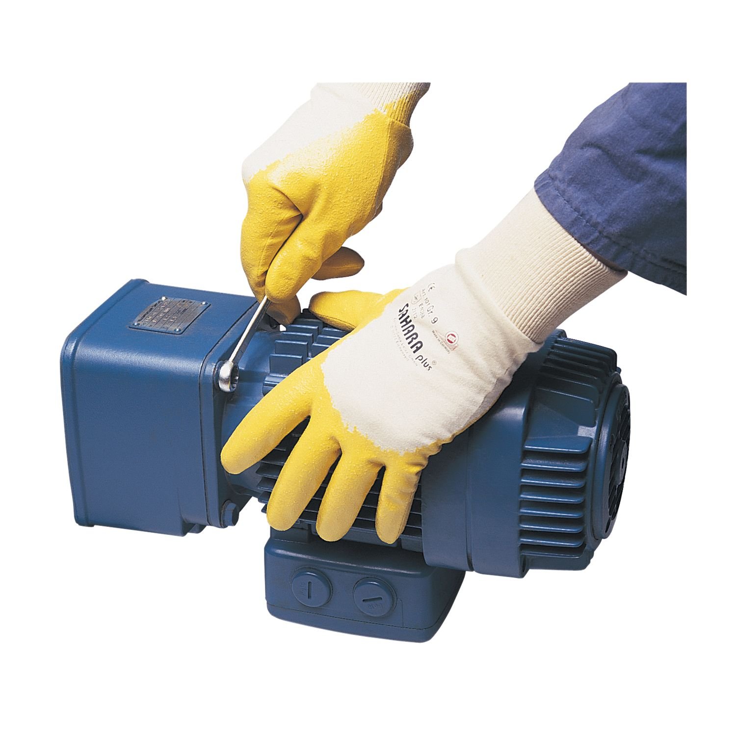 KCL, 100, Guanto Sahara EN 388 categoria II nitrile Materiale, Formato 10
