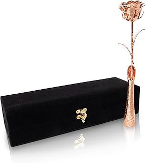 24K Rose Gold Preserved Real Rose