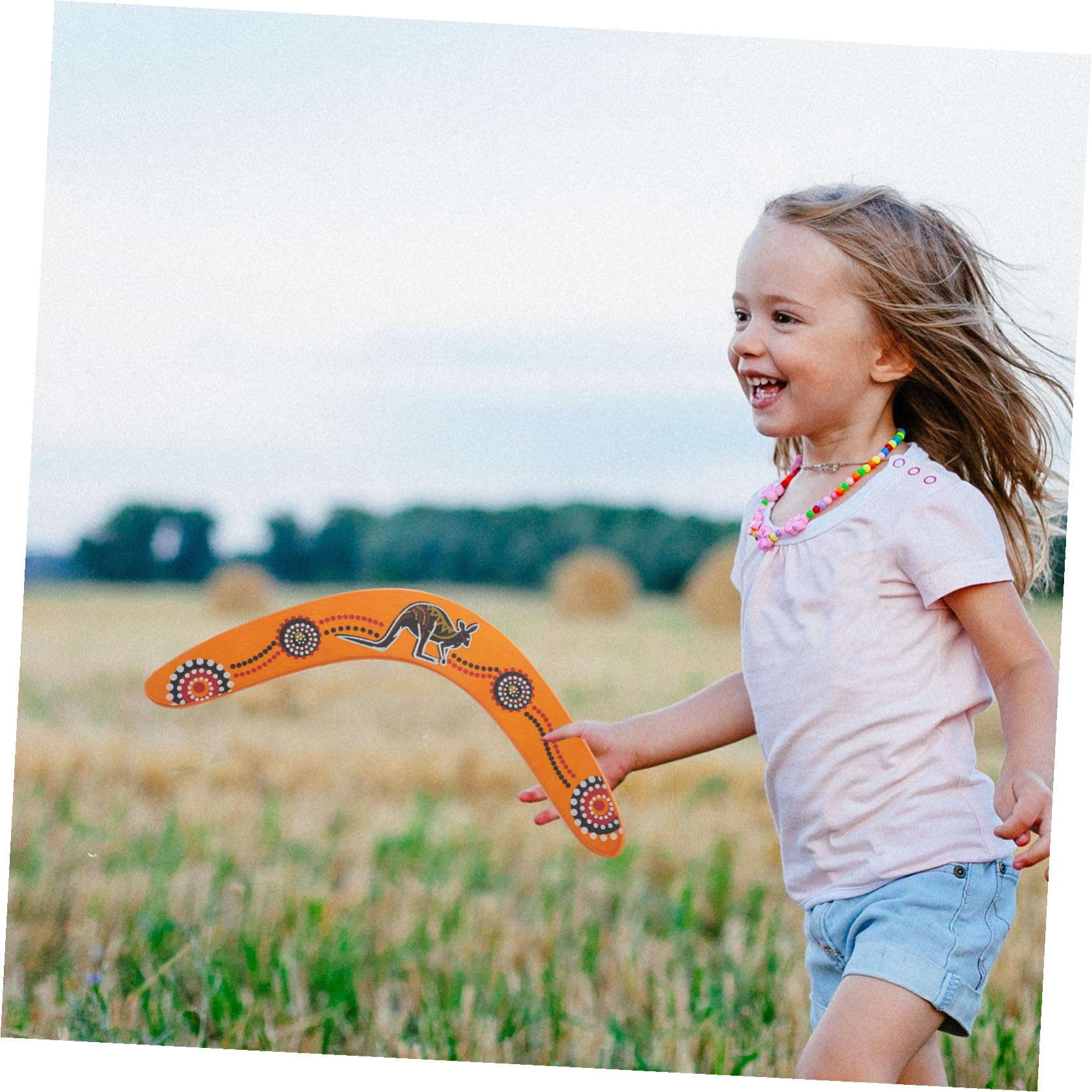 Mikinona Boomerang Professionnel en Bois de V, Fléchette de Manœuvre