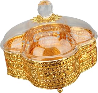 Festival decoration can box retro European acrylic mini candy can jewelry gift plum blossom shape