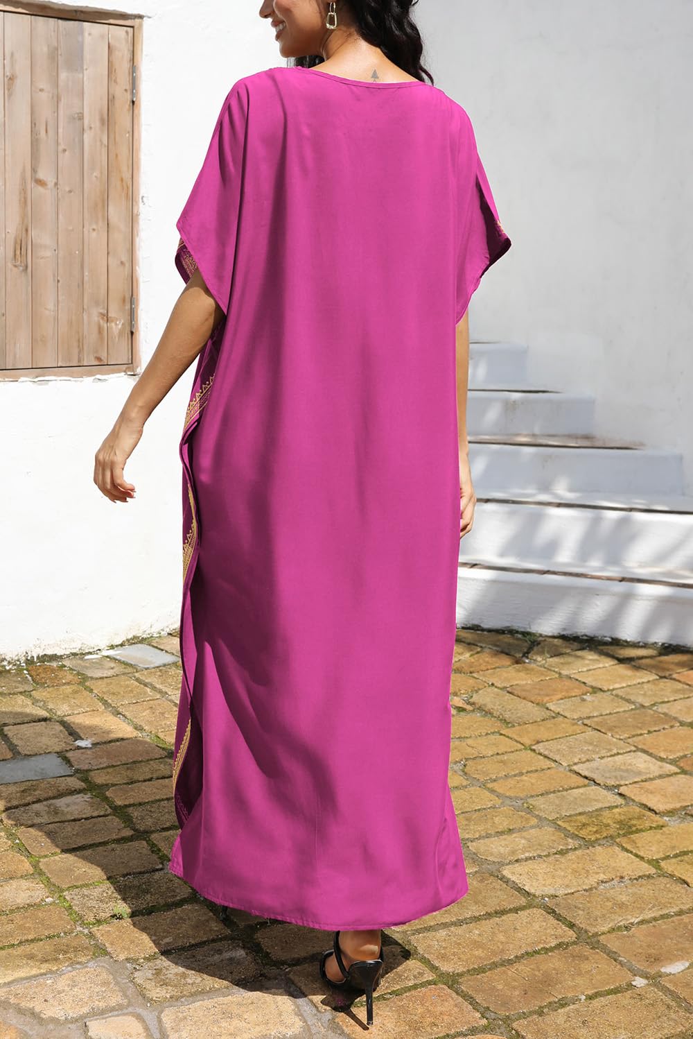 Kimono Boho pour Femme Longue Cardigan Kaftan Surdimensionné Roomy Loungewear Robe de Plage Cover Ups Robes