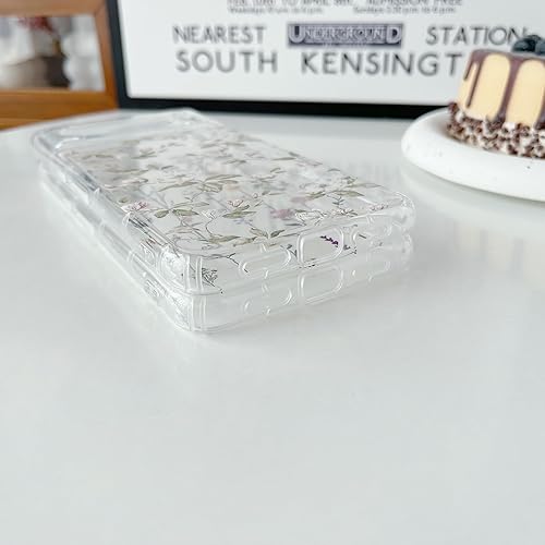 Vista 345 de ZTOFERA Funda protectora delgada para Samsung Galaxy S21 FE 5G, bonito diseño de flores para niñas y mujeres, funda protectora delgada para Galaxy