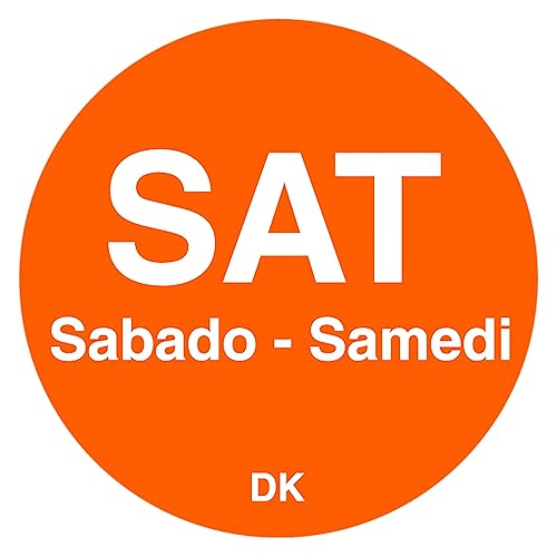 Miniatura 2 de Rollo de 1000 etiquetas DayMark IT1143925 "FRI" DuraMark, permanentes, trilingües, con círculos verdes de 34 de pulgada, 1