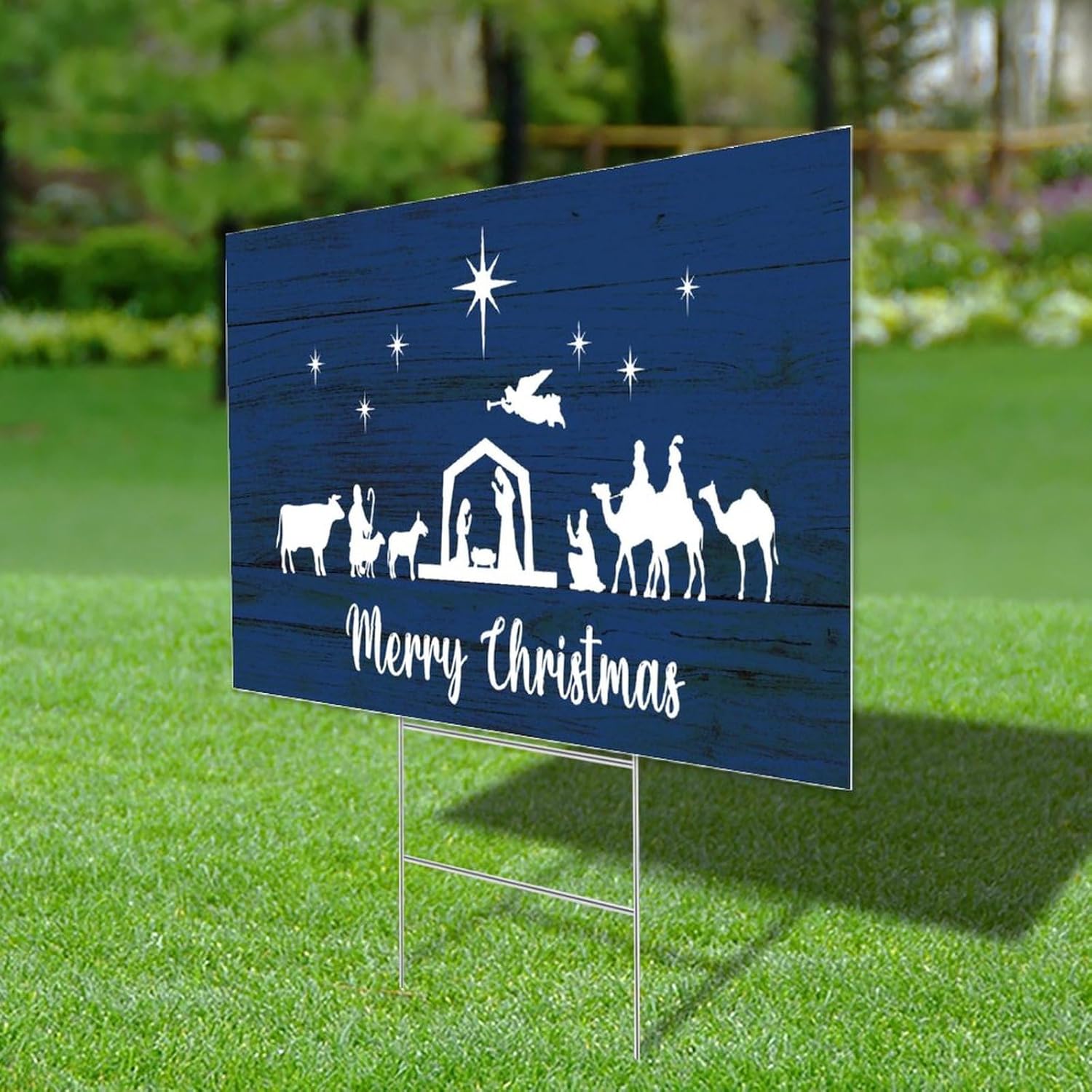 Merry Christmas Yard Lawn Sign
