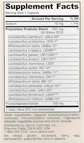 Miniatura 2 de Jarrow Formulas Fem Dohilus Ultra Probióticos, 30 CT