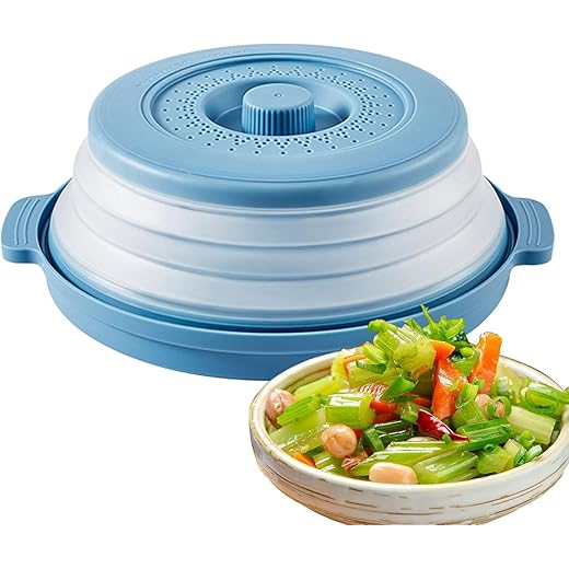 Microwave Splatter Cover + Steaming Tray