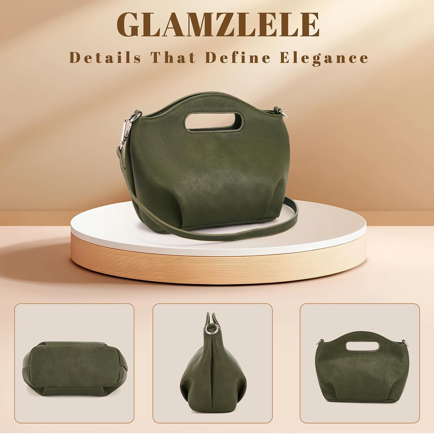 Wristlet wallets for women small crossbody Wallet Zippers Leather Evening purses Travel Credit Phone