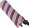 CaseCover [Heat Resistant] for Curling Irons, Flat Irons or Straighteners, and Styling Irons, Silicone Coated Lining and Quilted Cotton Pouch for Travel, Gym, or Home [USA Flag]