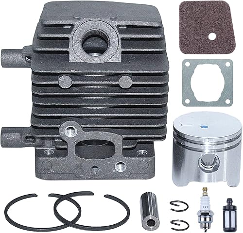 Miniatura 4 de Pistón de cilindro de 1.339 in para Stihl FS75 FS80 FS85 HT70 HS80 HS85 KA85 SP81 SP85 HT75, Cylionder, Kit de pistón, filtro de combustible, Flter