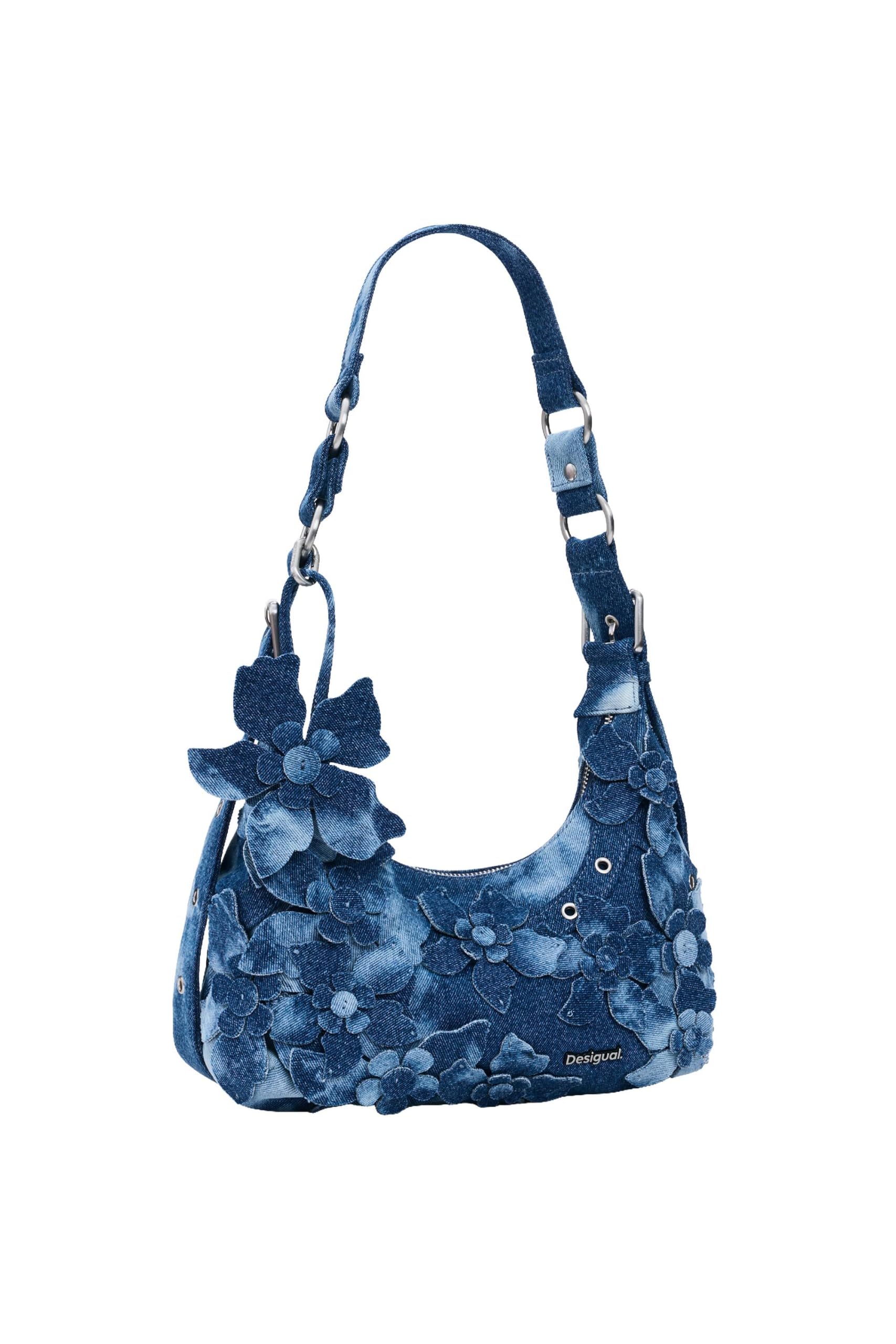 Medium denim bag - BLUE - U